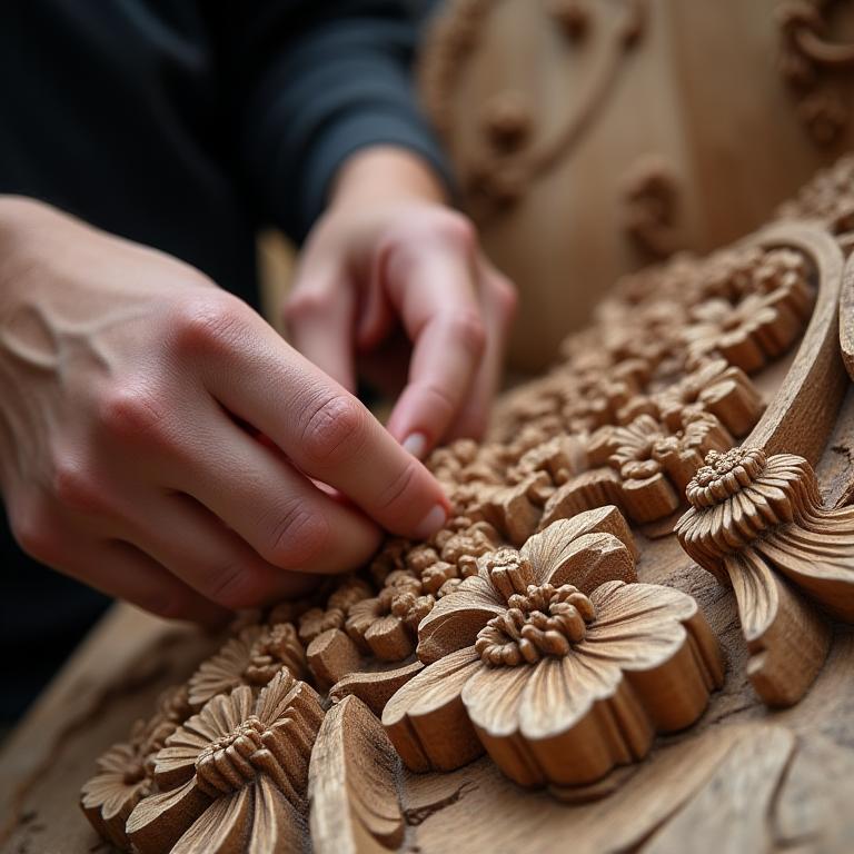 Tallados artesanales en madera